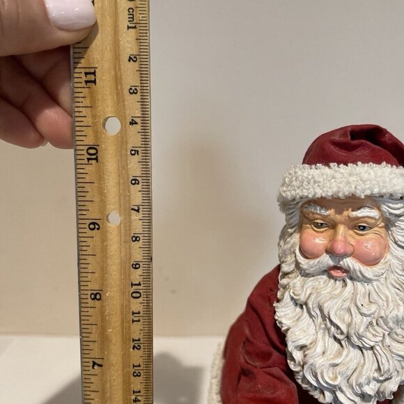 Possible Dreams Clothique Santa at Desk Fabriché Collection 10.5" Vintage RARE - Picture 15 of 16